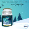Airpure Sleigh Ride Jar Candle 18oz - Image 2