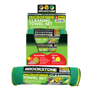 Brookstone Microfibre Cleaning Towel Set - 6 Pack in display of 12