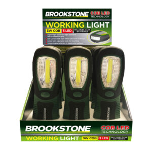 Brookstone Working Light in display of 12