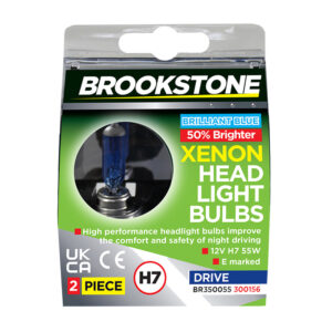 Brookstone Xenon Headlight Bulb H7 50% White - 2 Pack