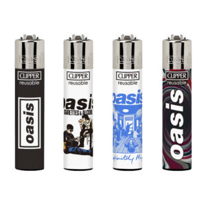 48 x Clipper Refillable Oasis Lighters Mix 1