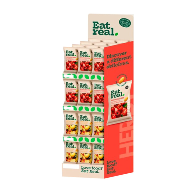 Eat Real Cardboard Floor Display | CTC Wholesalers