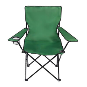 Brookstone Adult Camping Chair with Cup Holder in Green