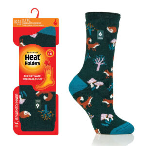 Heat Holders Ladies Lite Foxes Lair Socks 4-8