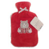 6 x Hot Water Bottles 2 Litre Sherpa Fleece Assorted Designs - Image 3