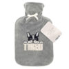 6 x Hot Water Bottles 2 Litre Sherpa Fleece Assorted Designs - Image 2