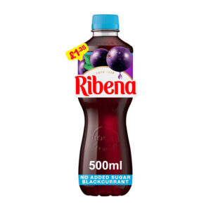 Ribena No Added Sugar Blackcurrant 500ml PM £1.35 x 12