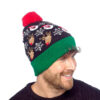 Adult's Christmas Hats with LED Lights Assorted Pattern - Image 3