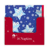 12 x Xmas Party Paper Napkins 16 Pk - Image 2