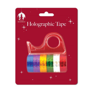 Christmas Holographic Tape & Dispenser