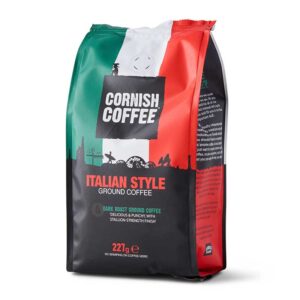 Cornish Coffee Italian Style 227g 0% Vat x 6