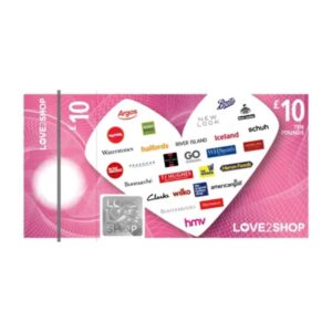 LOVE 2 SHOP £10