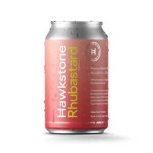 Hawkstone Rhubastard Cider Cans 4.0% vol 330ml x 12