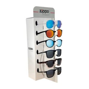 Zippo Sunglasses Assorted + Pouches in display of 12