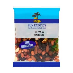 Sun Exotics Nuts & Raisins 200g - 0% vat x 12