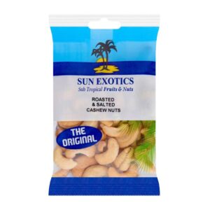 Sun Exotics Roasted & Salted Cashews 100g x 12