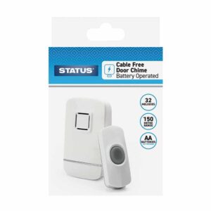 Status Door Bell Battery Operated Cable Free 150m