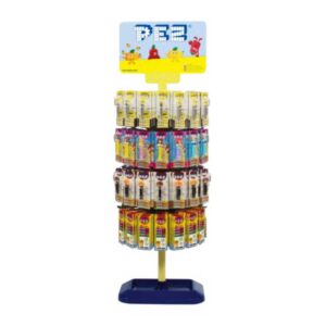 Pez Floor Display Large Rotating 64 Hooks