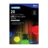 Status LED Christmas Lights Mains 20 Bulbs Multi Colour - Image 2