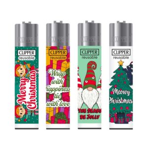 Clipper Christmas Lighters in display of 48
