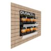 Duracell Batteries Metal Slat Wall Display 8 Hooks - Image 2