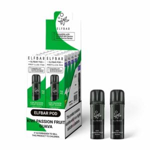 Elfbar 600 Prefilled Pods Kiwi Passion Fruit Guava - 2 Pack