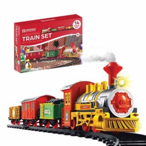 Christmas Train Set with Lights & Sounds