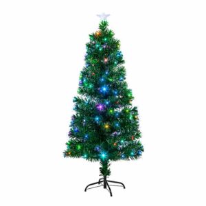 Christmas Tree Coloured Fibre Optic 150cm