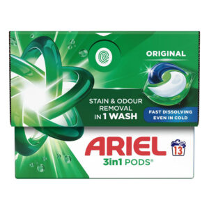 Ariel 3 in 1 Pods Washing Liquid Capsules 13 Washes x 4