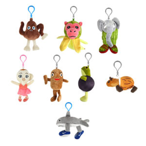 Brain Rot Plush Clip On Figures Blind Box 12cm in display x 18