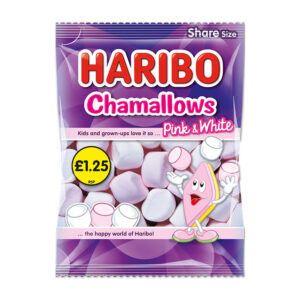 Haribo Chamallows Marshmallows PM £1.25 140g x 12