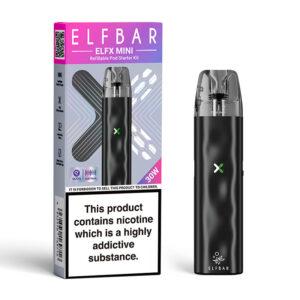Elfbar ELFX Mini Refillable Pod Starter Kit - Black