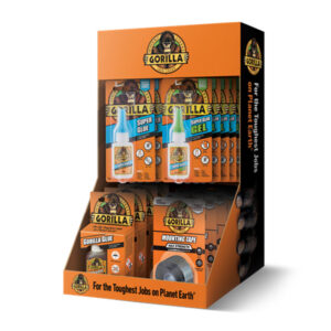 Gorilla Glue Counter Display Unit + 37 Pieces