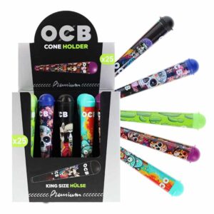 OCB Kingsize Cone Holder in Display of 25