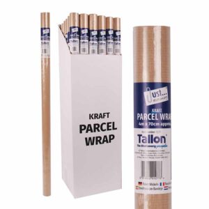 Parcel/Kraft Wrap 4m x 70cm in display of 36