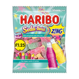 Haribo Soda Twist Zing PM £1.25 140g x 12