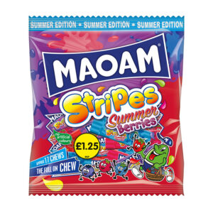 Haribo Maoam Stripes Summer Berries PM £1.25 140g x 14