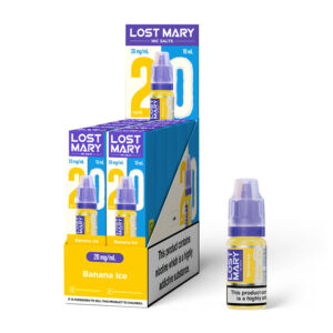 Lost Mary Nic Salt E-Liquid Banana Ice 20mg