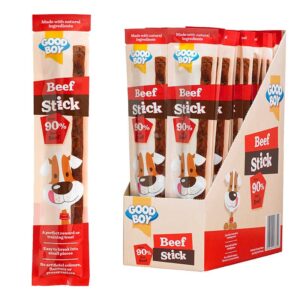 Good Boy Beef Stick 15g in a display of 50