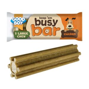 Good Boy Busy Bar Large Chew 90g in display of 12