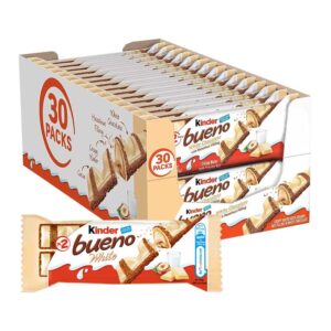 Kinder Bueno Bar White Chocolate Twin Pack 43g x 30
