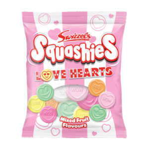 Swizzels Squashies Love Hearts 120g x 12