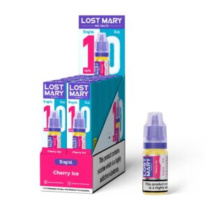 Lost Mary Nic Salt E-Liquid Cherry Ice 10mg 10ml