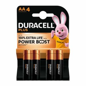Duracell Power Boost 4 pack AA Batteries