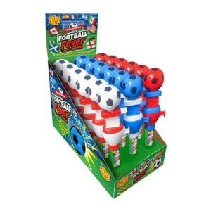 Football Fever Fruit Candy Toy 8g in display of 18