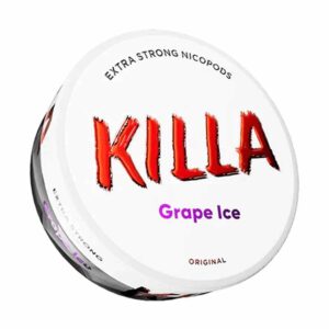Killa Nicotine Pouch Grape Ice 16mg x 10