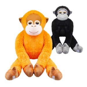 Wraparound Gorilla & Orangutan Plush 80cm