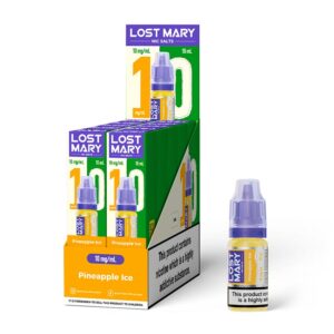 Lost Mary Nic Salt E-Liquid Pineapple Ice 10mg 10ml