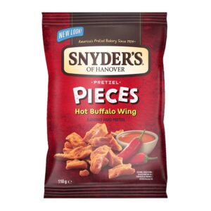 Snyders Pretzels Hot Buffalo Wing 110g 0% vat x 10