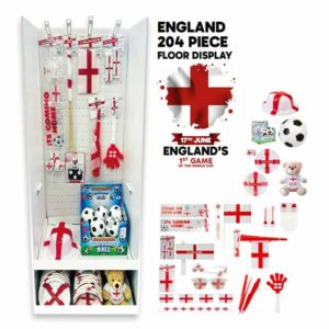 England World Cup Floor Display 204 Pieces